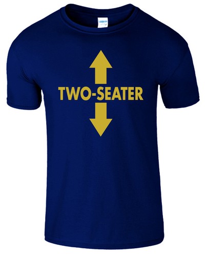 Two Seater Arrows Mens T Shirt Flirting Funny College Sarcastic Humor Gift Tee - Picture 29 of 41