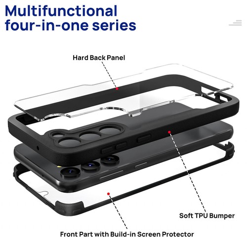 Shockproof 360 Full Body Case For Samsung S22 S23 Plus Ultra S21 FE A82 A14 A53 - Bild 2 von 18