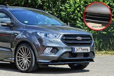 Spoilerschwert Frontspoiler ABS für Ford Kuga DM2 Facelift mit ABE Schwarz Glanz