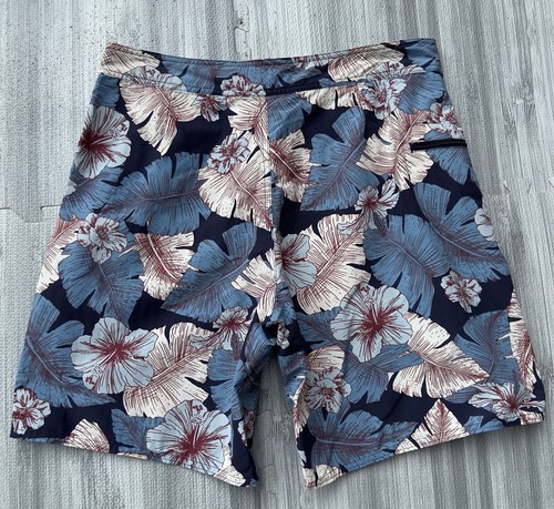 Patagonia Board Shorts 34 Men Floral Hawaiian All Over Print  100% Nylon - Picture 2 of 10