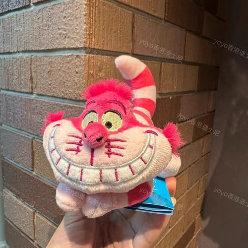 Disney Cheshire cat Shoulder Plush toy Magnetic Pal Alice in Wonderland - Picture 1 of 3