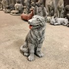 Alsatian German Shepard dog garden ornament concrete stone sculpture 