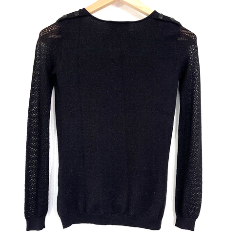 Zac Posen+Target Collab Sweater Womens XS Cardigan Knit Shimmer Button Up Preppy - Picture 2 of 10