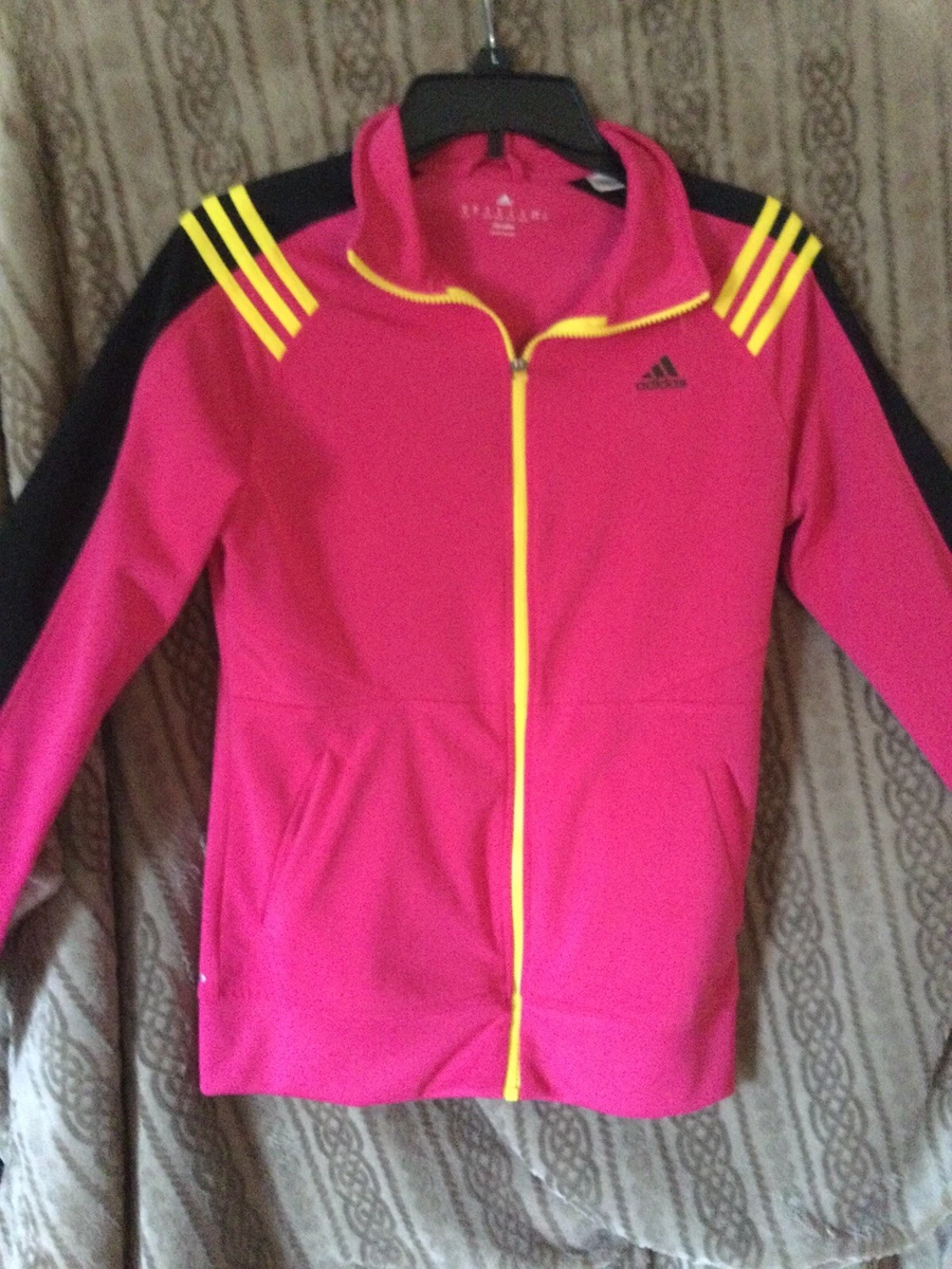 Neon yellow clearance adidas track jacket