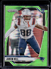 2024 Panini Prizm #337 Jaheim Bell Rookie RC Neon Green Pulsar Patriots (55A)