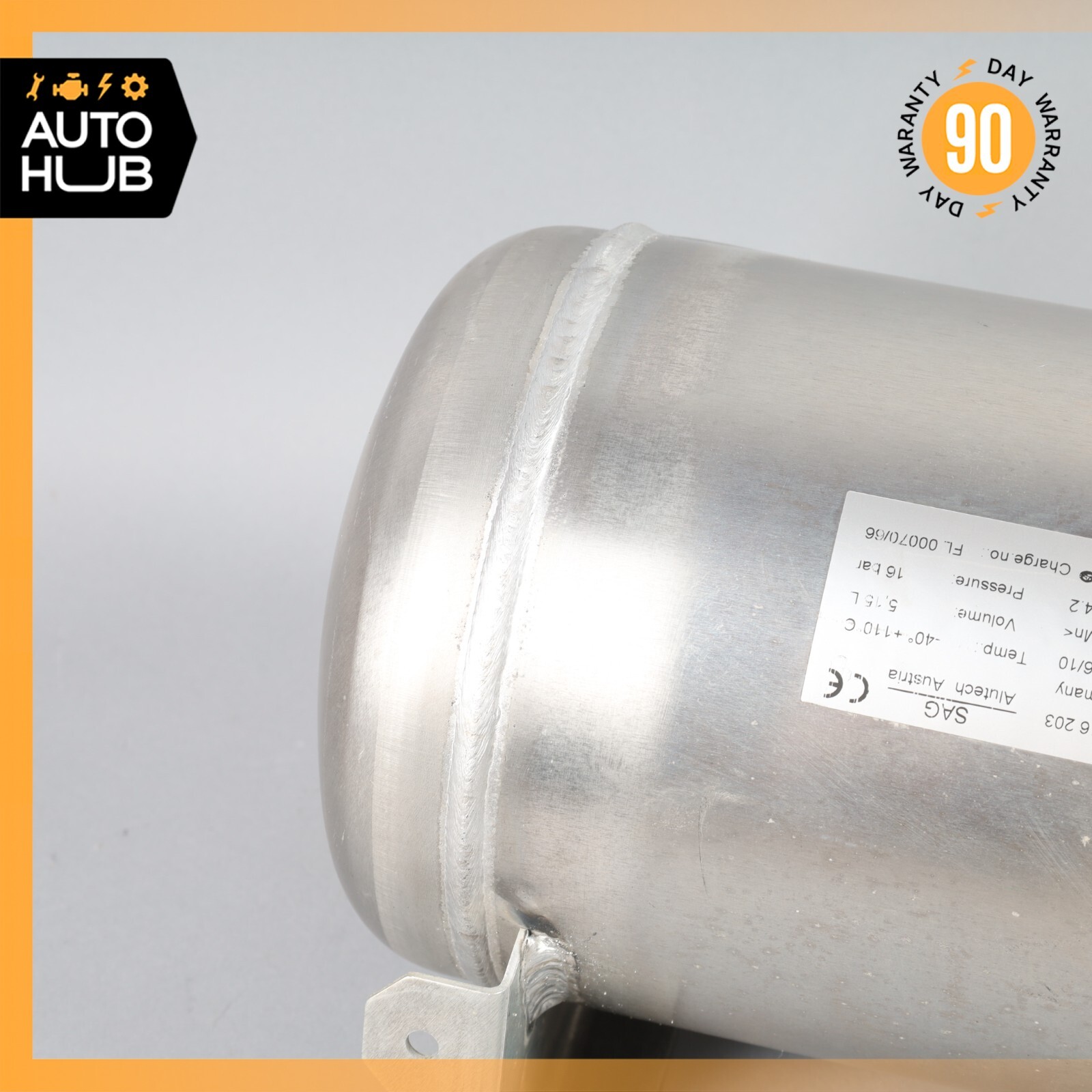 07-12 Bentley Continental GTC Air Ride Suspension Reservoir Tank OEM 59k