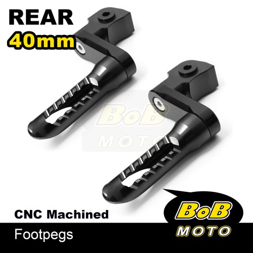 Billet BOB Rear Foot Pegs 4cm Adjustable For Buell XB12R Firebolt 04+ - Foto 2 di 15