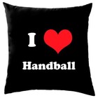 I Love Handball - Cushion - Hand Ball Sport Fan Team Player Equipment