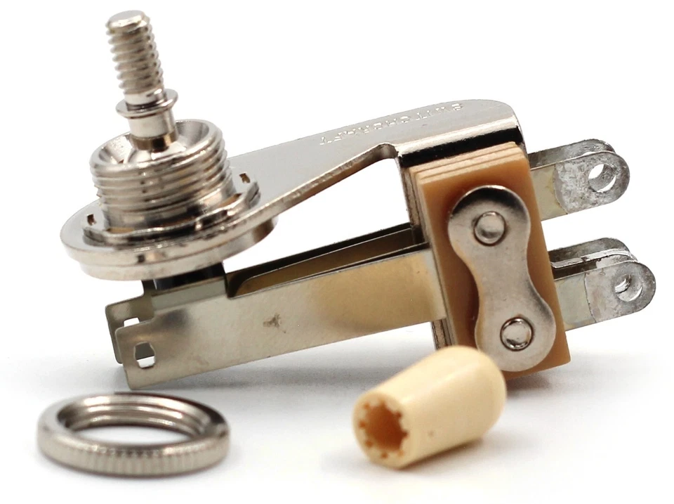 1x Switchcraft Right-angle “L-Type” 3-Way Toggle With Cream Switchcraft Tip - Image 2 of 4