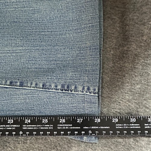 Vtg Y2K Jeans Lace Up Flare Patchwork Womens Sz 7 Embroidered Festival READ - Picture 11 of 15