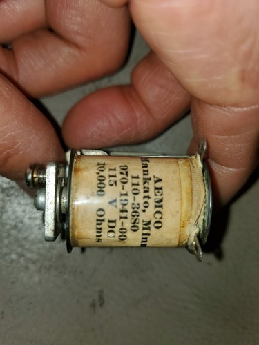 Collins Radio KWM-2 AEMCO Open Relay 970-1941-10 115VDC 10K Ohm- Free Shipping - Picture 4 of 8