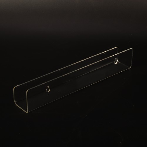 6pcs Acrylic Floating Shelf Wall Mounted Large Display Shelves Holder Clear Rack - Picture 10 of 12