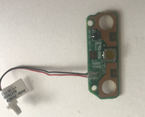 Placa de botón de encendido Toshiba SatelliteC655D-S5200 C655-S 15,6" con cable - Imagen 2 de 3