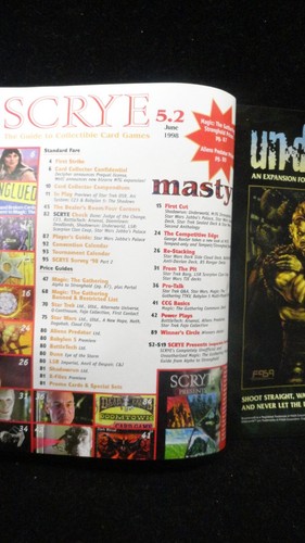 1998 SCRYE MAGAZINE ISSUE 5.2 STAR WARS Jabba's Palace - Picture 10 of 10