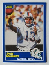DAN MARINO 1989 Score Football #13 Miami Dolphins