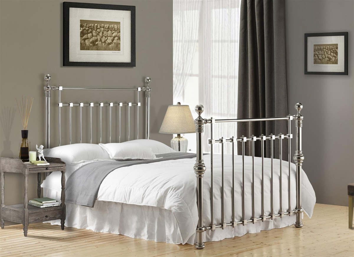 Victorian online metal bed