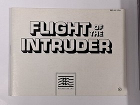 Flight of the Intruder NES Game Cartridge, manual and Original Box