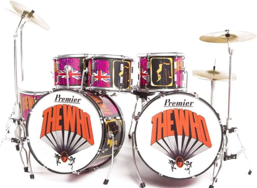 miniature - not playable instruments AXE HEAVEN Keith Moon of Lily Drum Kit - Picture 1 of 2