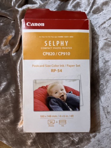 Canon High-Capacity Color Ink/Paper Set 8567B001 CP910 NEW - 第 1/14 張圖片
