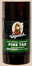 Dr. Squatch Deodorant NEW Scent Pine Tar Men's Naturally Fresh Deodorant