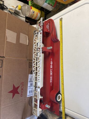 Departamento de Bomberos Structo de colección Camión de escalera aérea con gancho No49 - Imagen 3 de 7