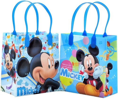 12PCS Disney Mickey Mouse Baby Blue Goodie bags Birthday Party Favor Bags Gift - Picture 2 of 11