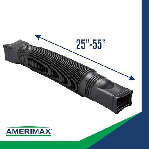 Expandable Flex Drain Downspout Extension Rain Pipe Spout Gutter Flexible 25-55" - Picture 41 of 42