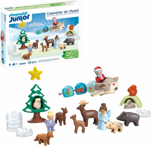 PLAYMOBIL JUNIOR 70297 Adventskalender Schneeweihnacht NEUHEIT 2024 OVP< - Bild 1 von 4