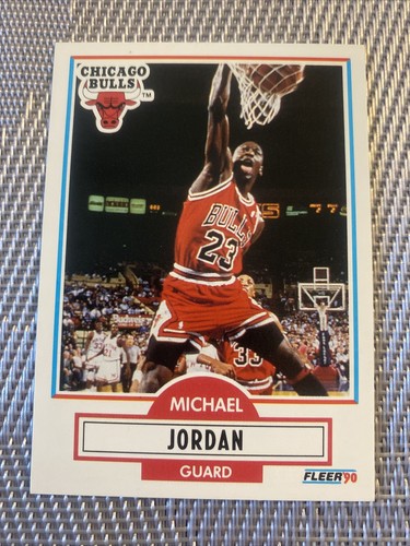 1990-91 FLEER MICHAEL JORDAN PERFECTLY CENTERED NEAR MINT OR BETTER SHARP # 26 - Picture 11 of 12
