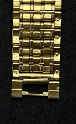 Vintage New 2004 SEIKO Diamond Tank Men’s 32mm Slim Quartz Watch Black Gold 4N00 - Picture 14 of 20