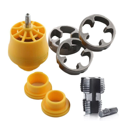 Enhebradora de tuberías de PVC, kit de enhebradora de tuberías, herramienta para hacer roscas de PVC, juego de herramientas para hacer roscas - Imagen 16 de 19