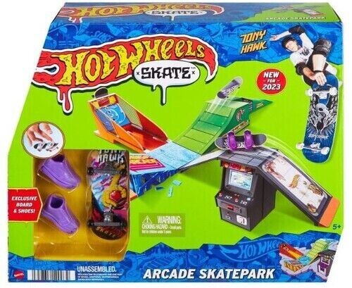 New Mattel Hot Wheel Skates Tony Hawk Series Arcade Skatepark Exclusive Deck eBay