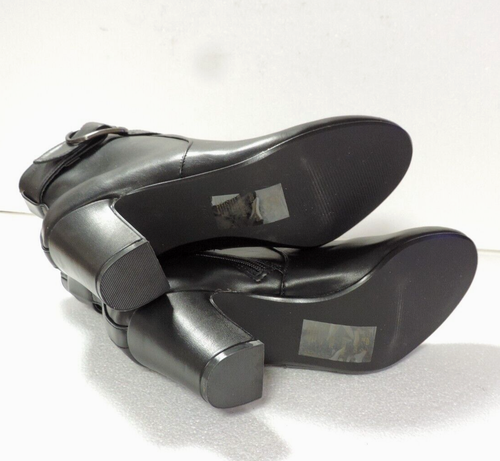 Botas al tobillo The Collection negras de tacón alto Reino Unido 7 EU 40 LN08 BB 05 - Imagen 8 de 8
