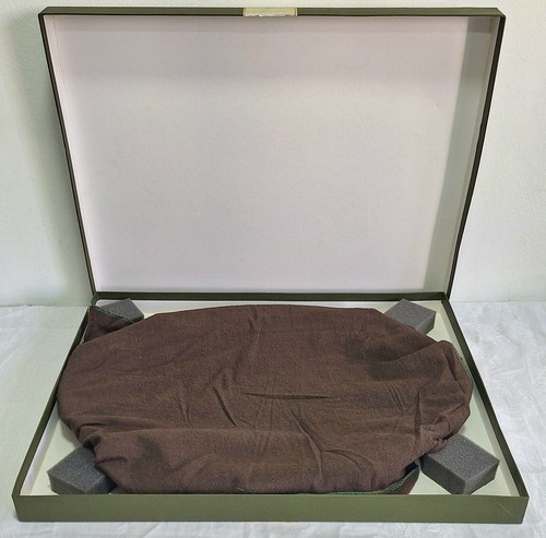 CHRISTOFLE PARIS 45 CM 17¾" OVAL SILVER PLATED TRAY WITH CLOTH & BOX - Picture 4 of 15