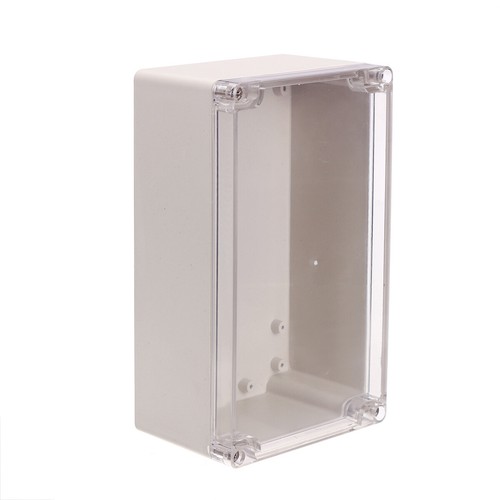 Waterproof Clear Cover Electronic Project Enclosure Plastic Case Junction Box - Foto 29 di 31