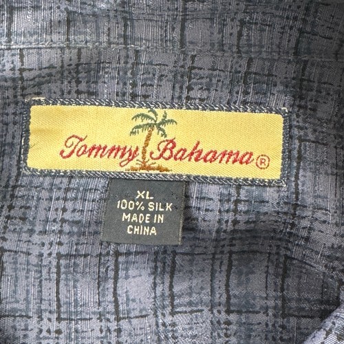 Tommy Bahama Hemd Herren XL blau Hawaii Seide Camp leicht Sommer bequem - Bild 2 von 9