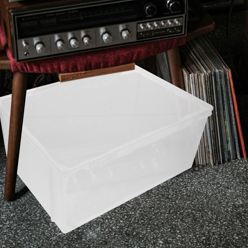 CD Storage Box DVD Holder DVD Storage Case Plastic CD Container Organizer - Afbeelding 5 van 12