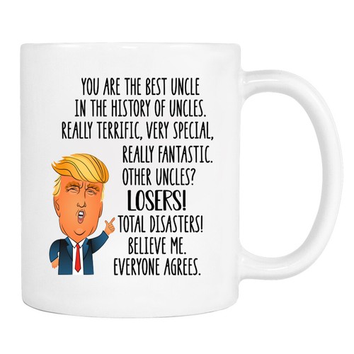 Du bist der beste Onkel der Geschichte... - 11 Unzen Trump Onkel Tasse - Bild 2 von 4