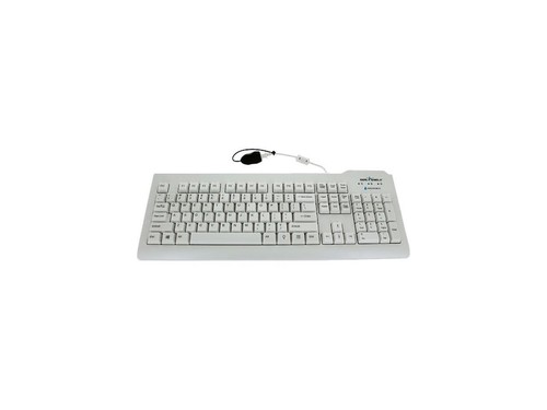 Seal Shield SSWKSV207G WATERPROOF TRUETYPE KEYBOARD IP68 WHITE - Picture 1 of 2