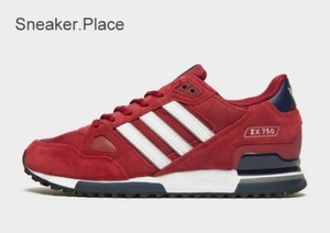 adidas rojas zx بذور الخس adidas Originals ZX 750 Men's Trainers in Red Limited Stock UK All ... بذور الخس