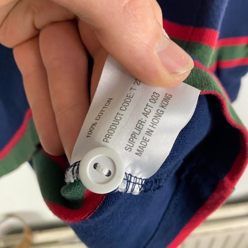 Leicester Tigers Rugby Shirt 1999-01 Cotton Traders Long Sleeve - Size Men's S - Picture 5 of 7