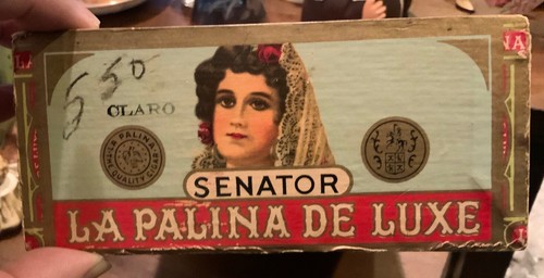 Vintage Ideals Zigarrenbox LA PALINA DE LUXE Congress Co um 1950 sehr schön!! - Bild 5 von 6