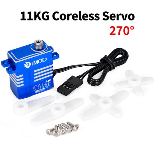 Servo digital 9IMOD 11 KG engranaje metálico sin núcleo 4,8-8,4 V para coche de radiocontrol de 1/8 1/10 1/12 - Imagen 6 de 15