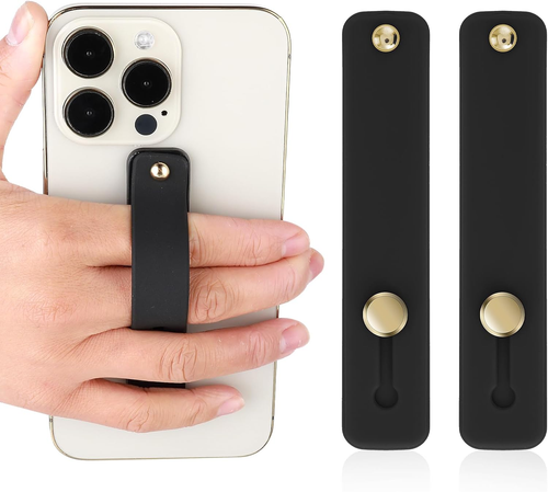 2 PCS Phone Strap Cell Phone Grip Holder, Phone Loop Finger Holders Silicone Kic - Picture 9 of 12