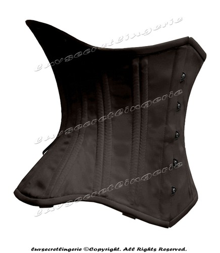 Heavy Duty 26 Double Steel Boned Waist Training Underbust Shaper Corset #8801 - Bild 15 von 66