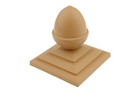 Linic 10x Harvest Gold Acorn Fence Top Finial + 3" Fence Post Caps UK Mde GT0012