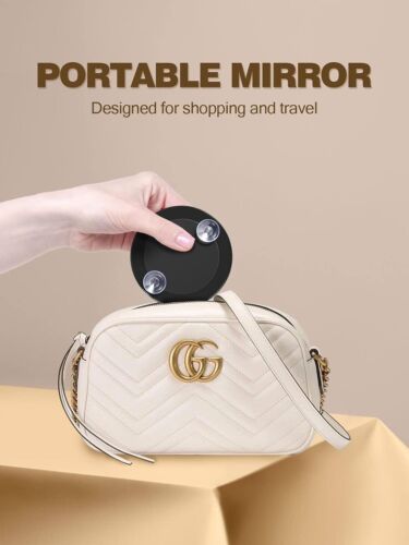 10X Magnifying Mirror Small Magnifying Mirror with Suction Cup and Tweezers NEW - Picture 6 of 7