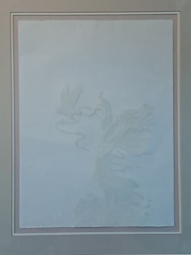 1984 Ed Morgan Hand Signed Art Print Embossed Paper 46/250 Woman Bird Excelsior - Picture 13 of 24