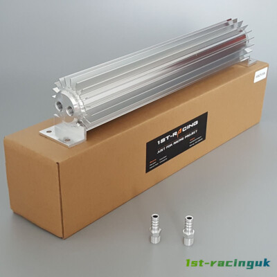 15" Finned Aluminum Transmission Cooler Dual Line Trans Dual Pass 15" 380mmBlack 15" Finned Aluminum Transmission Cooler Dual Line Trans Dual Pass 15" 380mmBlack