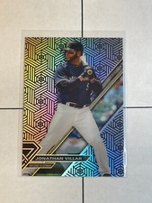 Jonathan Villar 2017 Topps High Tek Black Parallel 2A Pattern Brewers